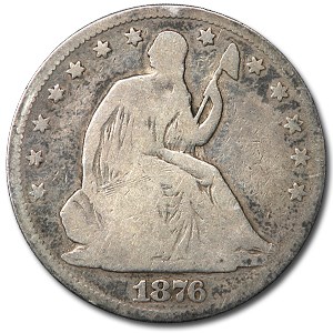 1876 Liberty Seated Half Dollar Good 1876 Liberty Seated Half Dollar Good